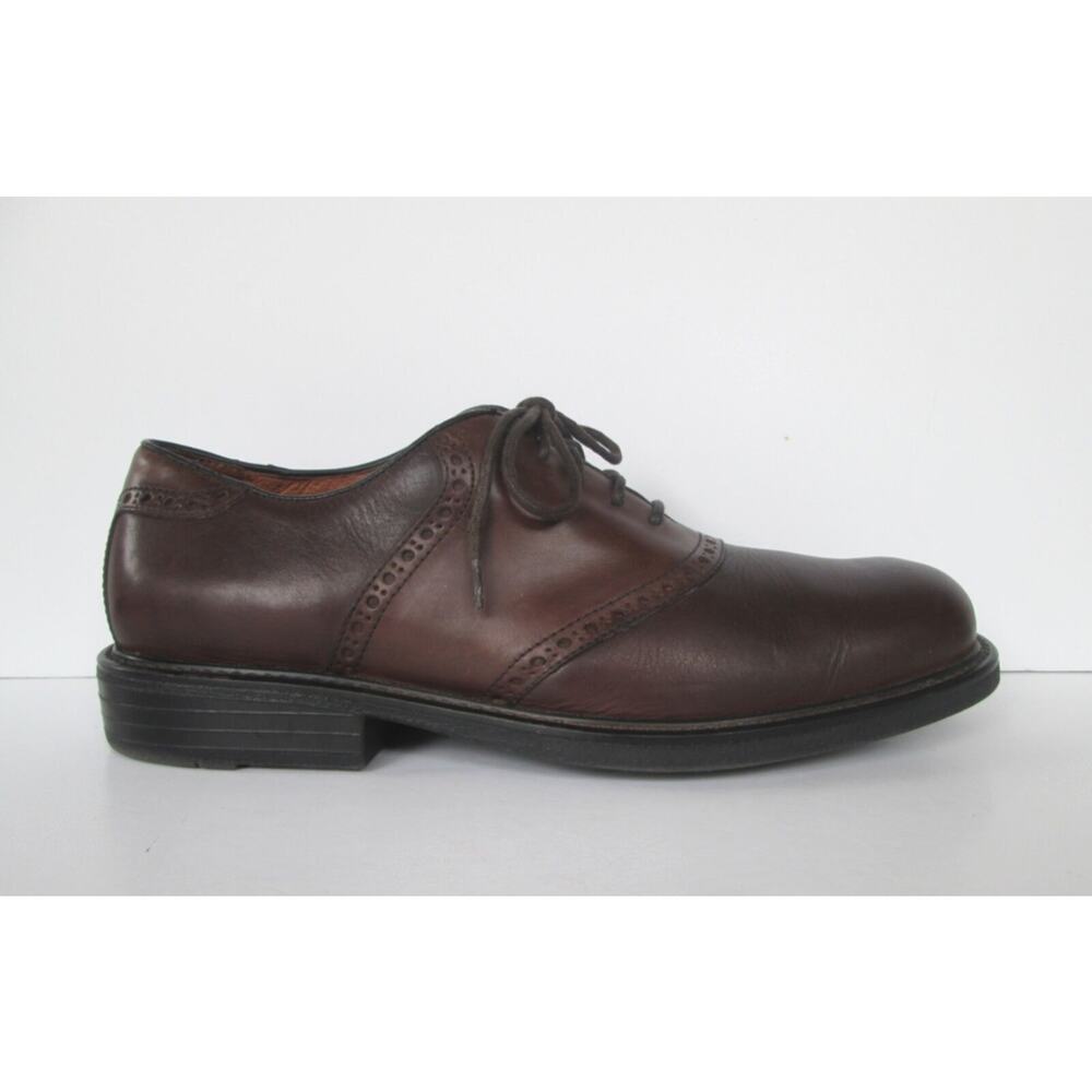 Florsheim Mens Brown Genuine Leather Comfortech Dress Oxfords Shoes Size 11.5 M - Picture 2 of 6